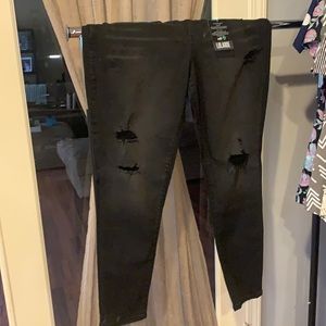 LuLaRoe distressed denim